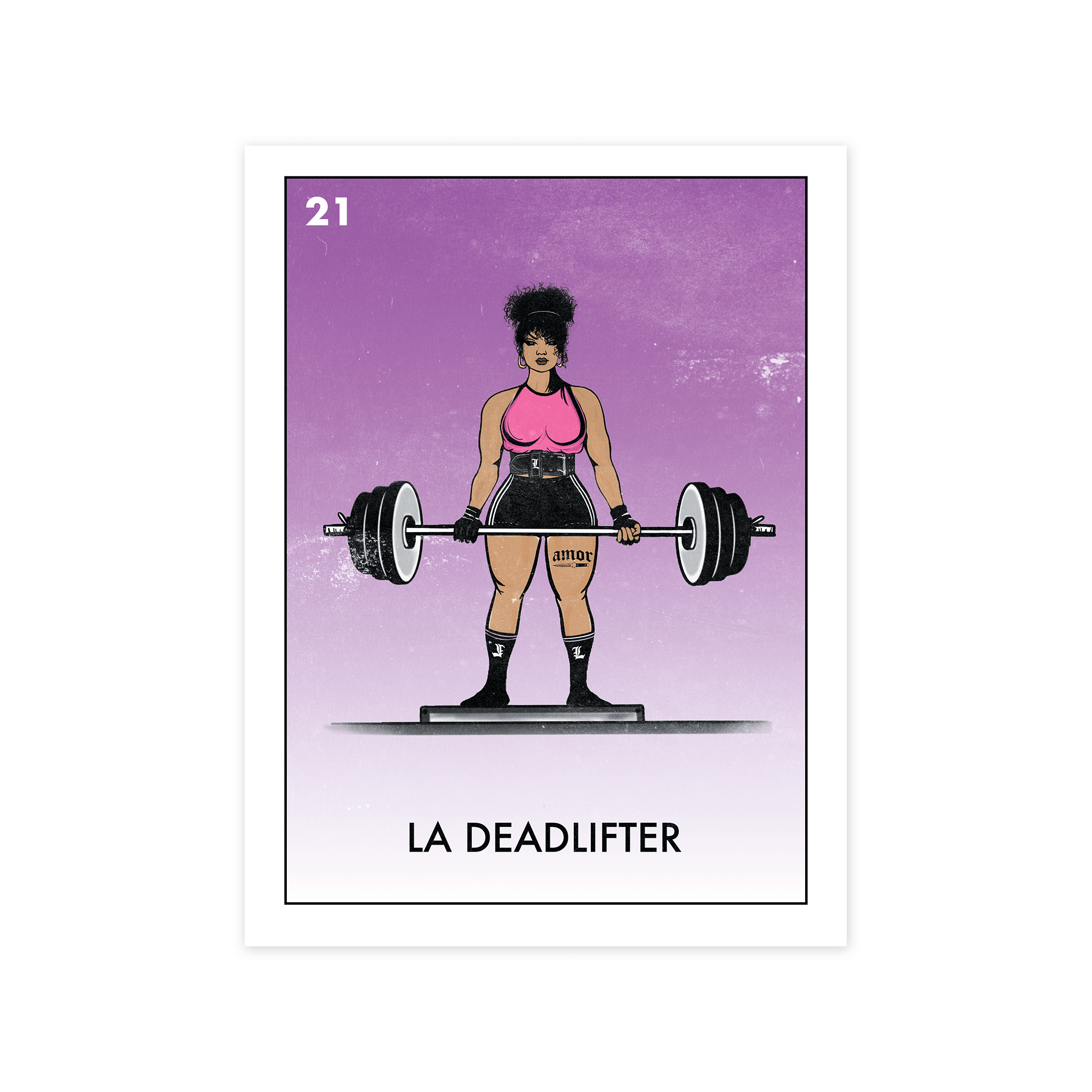 La Deadlifter Poster - Latina Lifters
